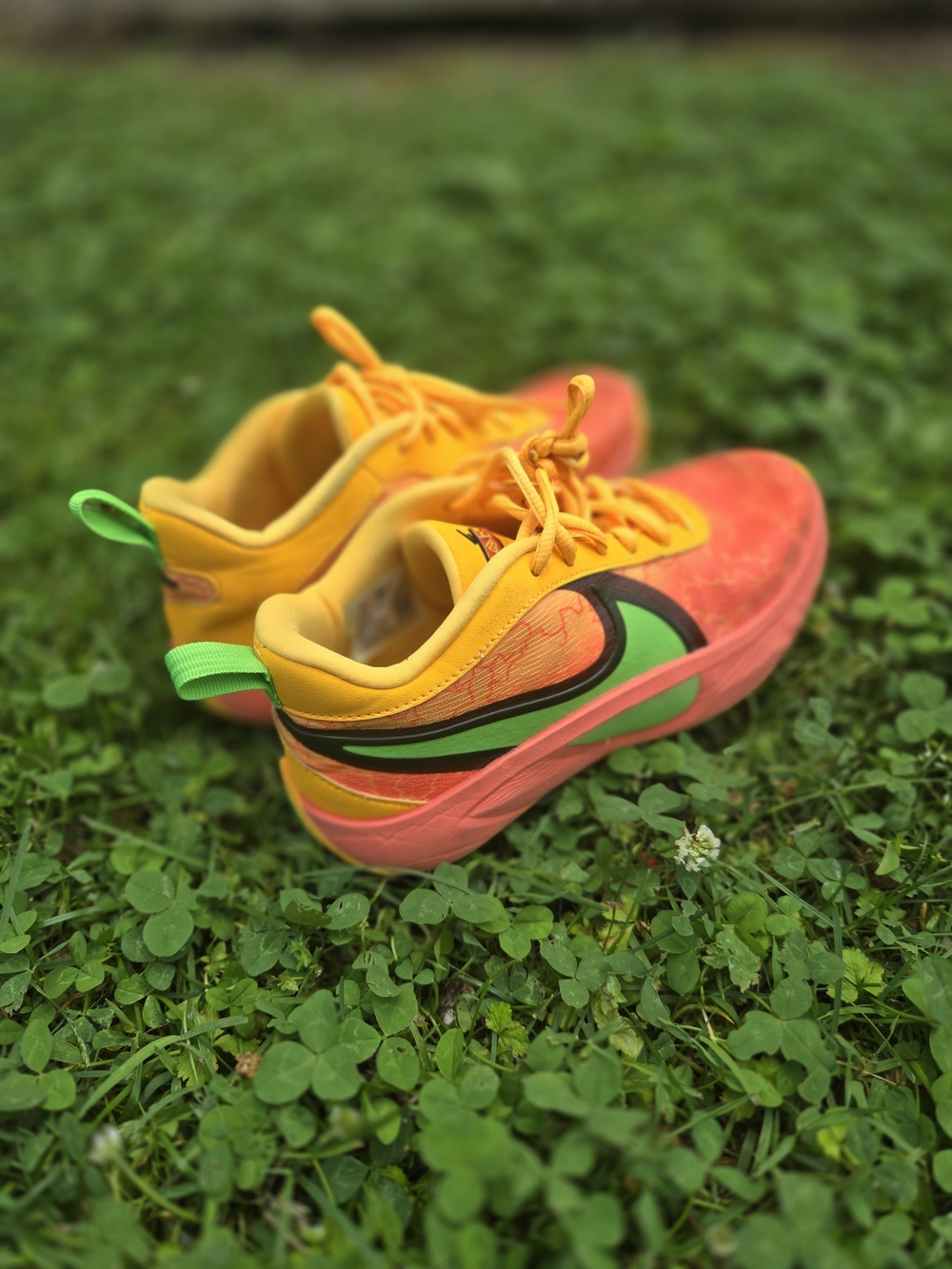 NIKE GIANNIS FREAK US4 Wild Mango / Action Green Orange